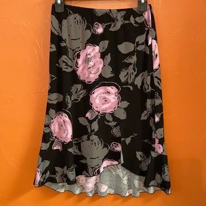 BCBG Floral Slip Skirt